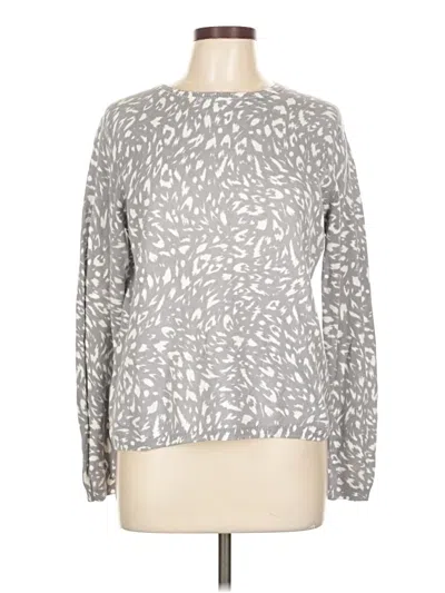 Pre-owned Ann Taylor Pullover Sweater In Gray