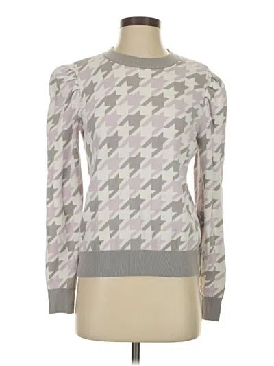 Pre-owned Ann Taylor Pullover Sweater In Gray