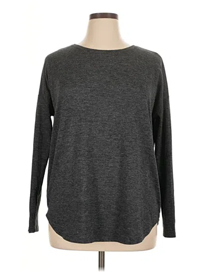 Pre-owned Ann Taylor Pullover Sweater In Gray
