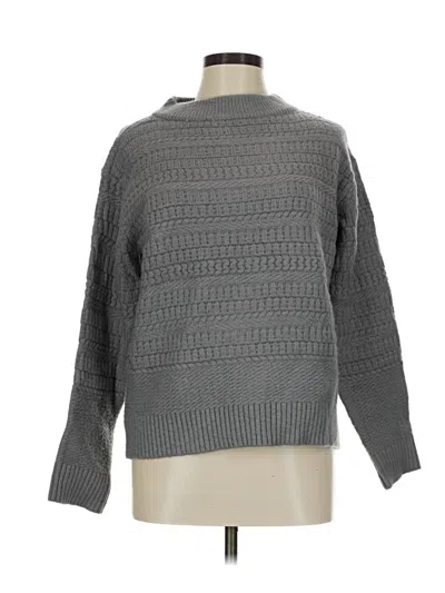 Pre-owned Ann Taylor Pullover Sweater In Gray