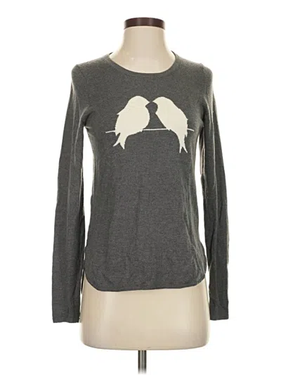 Pre-owned Ann Taylor Pullover Sweater In Gray