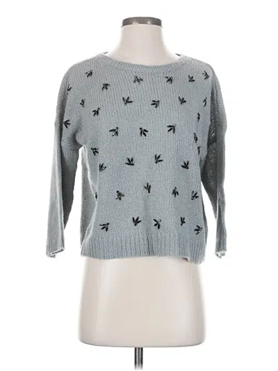 Pre-owned Ann Taylor Pullover Sweater In Gray