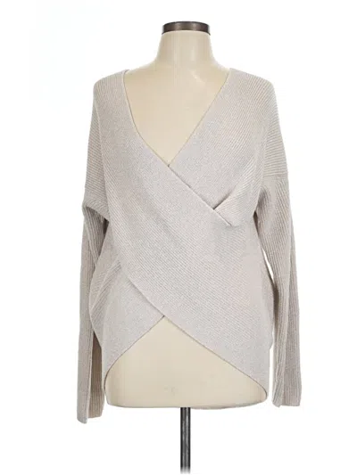 Pre-owned Ann Taylor Pullover Sweater In Gray