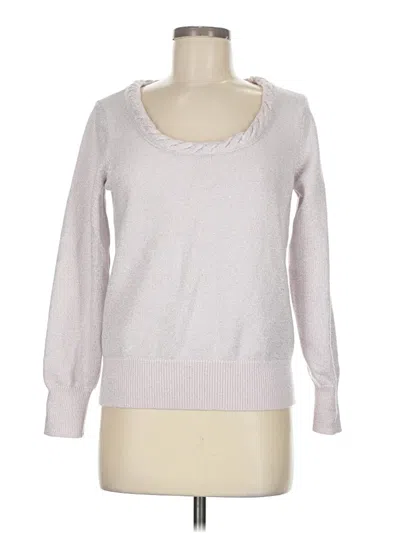 Pre-owned Ann Taylor Pullover Sweater In Gray