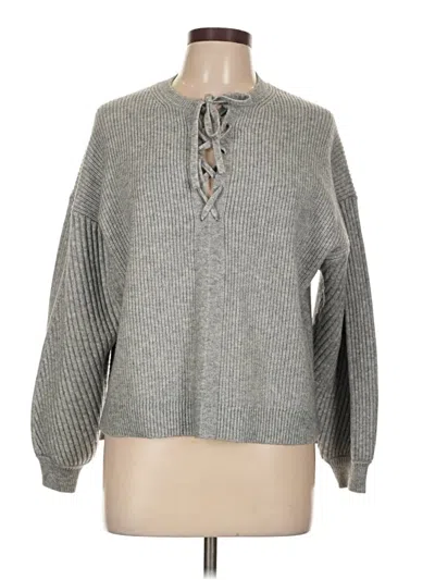 Pre-owned Ann Taylor Pullover Sweater In Gray