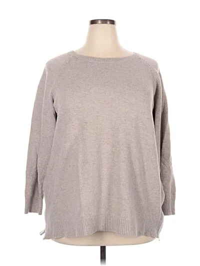 Pre-owned Ann Taylor Pullover Sweater In Gray