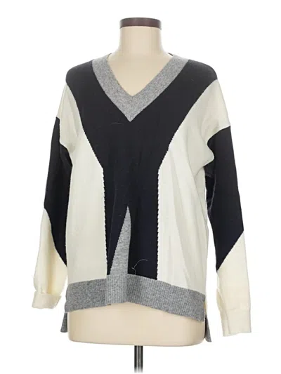 Pre-owned Ann Taylor Pullover Sweater In Gray