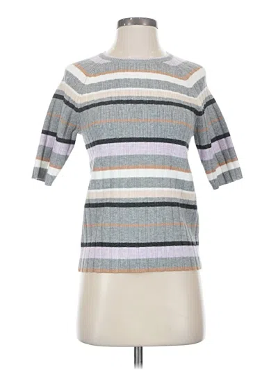 Pre-owned Ann Taylor Pullover Sweater In Gray