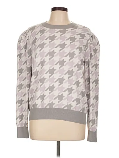 Pre-owned Ann Taylor Pullover Sweater In Gray