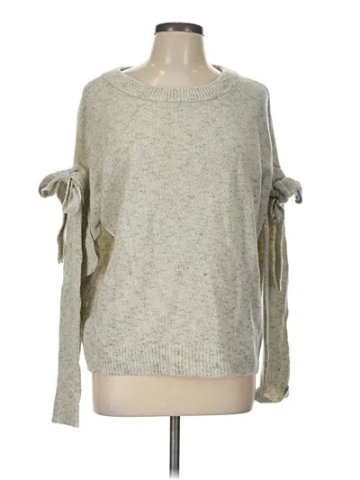 Pre-owned Ann Taylor Pullover Sweater In Gray