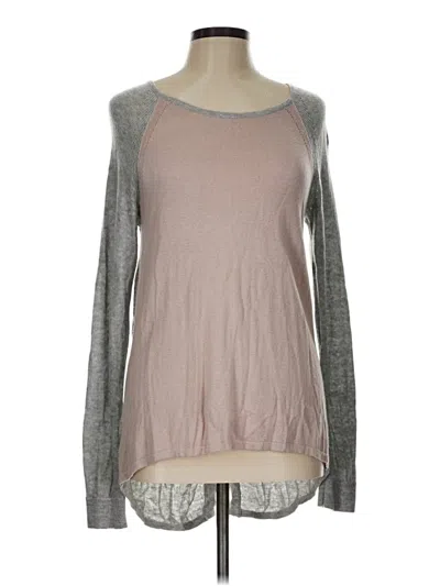 Pre-owned Ann Taylor Pullover Sweater In Gray