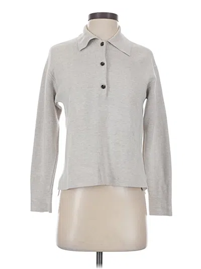 Pre-owned Ann Taylor Pullover Sweater In Gray