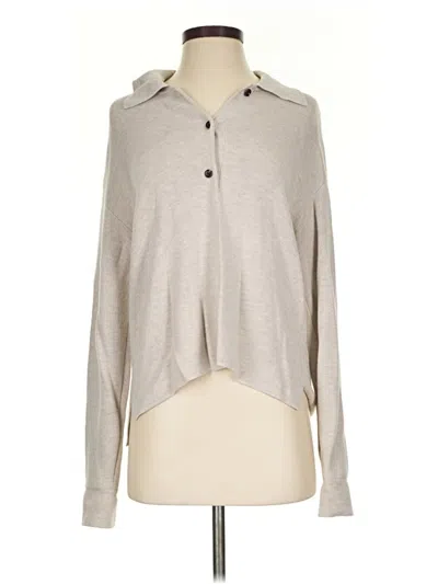 Pre-owned Ann Taylor Pullover Sweater In Gray