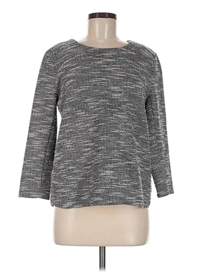 Pre-owned Ann Taylor Pullover Sweater In Gray