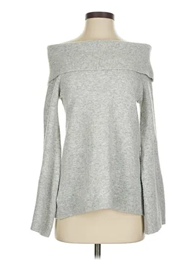 Pre-owned Ann Taylor Pullover Sweater In Gray
