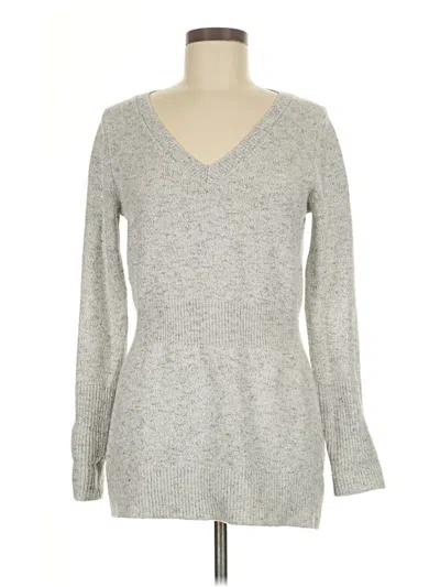 Pre-owned Ann Taylor Pullover Sweater In Gray