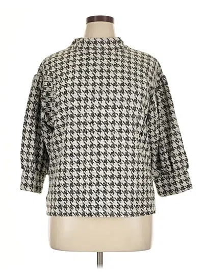 Pre-owned Ann Taylor Pullover Sweater In Gray