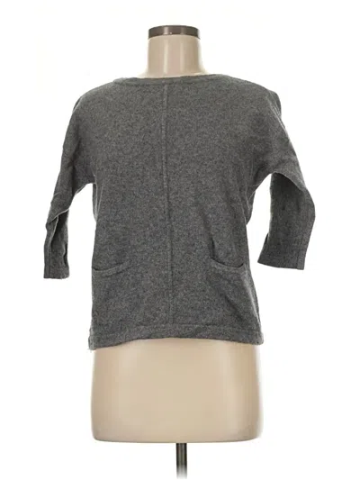 Pre-owned Ann Taylor Pullover Sweater In Gray