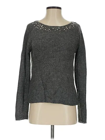Pre-owned Ann Taylor Pullover Sweater In Gray