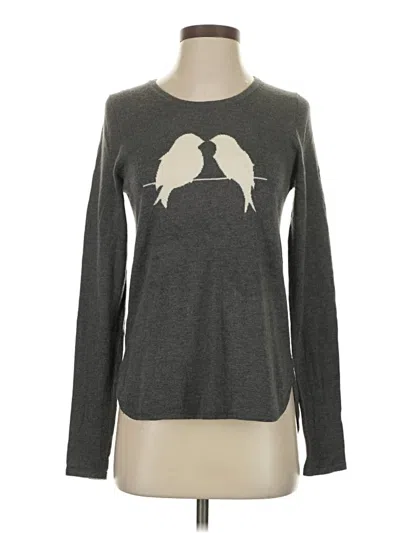 Pre-owned Ann Taylor Pullover Sweater In Gray