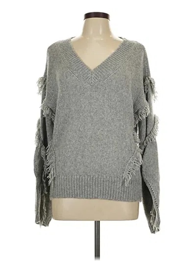 Pre-owned Ann Taylor Pullover Sweater In Gray