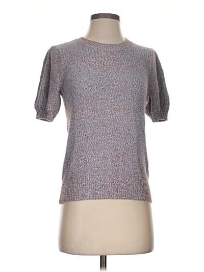 Pre-owned Ann Taylor Pullover Sweater In Gray