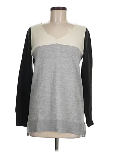 Pre-owned Ann Taylor Pullover Sweater In Gray