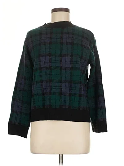 Pre-owned Ann Taylor Pullover Sweater In Green