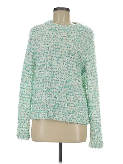 Pre-owned Ann Taylor Pullover Sweater In Green