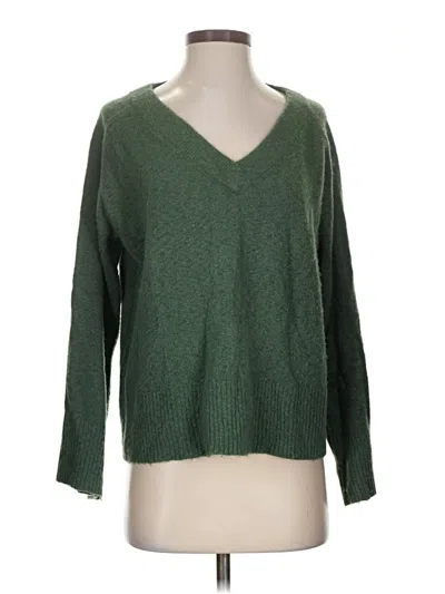 Pre-owned Ann Taylor Pullover Sweater In Green