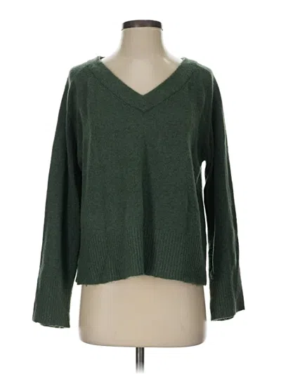 Pre-owned Ann Taylor Pullover Sweater In Green