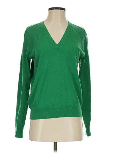 Pre-owned Ann Taylor Pullover Sweater In Green