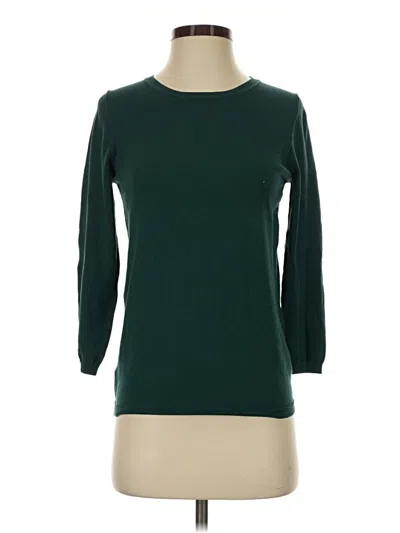 Pre-owned Ann Taylor Pullover Sweater In Green