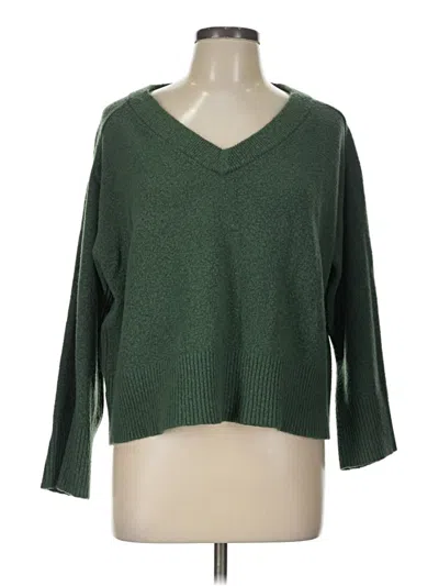 Pre-owned Ann Taylor Pullover Sweater In Green