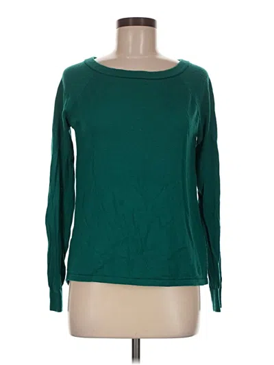 Pre-owned Ann Taylor Pullover Sweater In Green