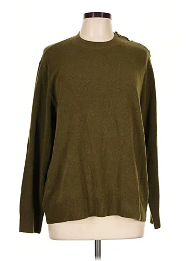 Pre-owned Ann Taylor Pullover Sweater In Green