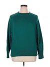 Ann Taylor Pullover Sweater In Green