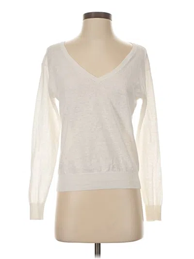 Pre-owned Ann Taylor Pullover Sweater In Ivory