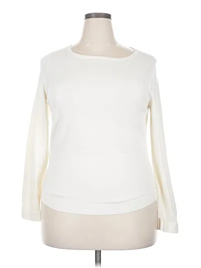 Pre-owned Ann Taylor Pullover Sweater In Ivory