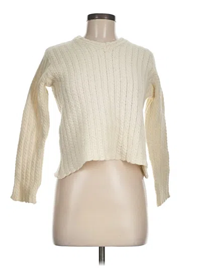 Pre-owned Ann Taylor Pullover Sweater In Ivory