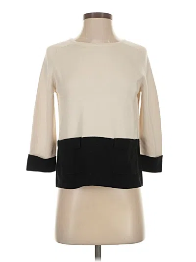 Pre-owned Ann Taylor Pullover Sweater In Ivory