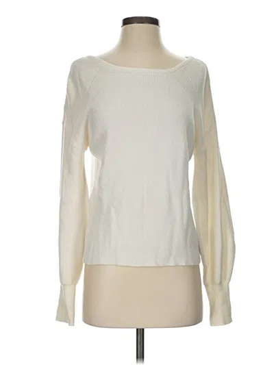 Pre-owned Ann Taylor Pullover Sweater In Ivory