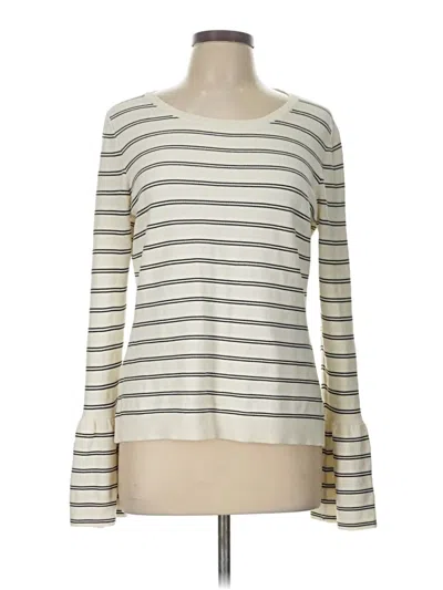 Pre-owned Ann Taylor Pullover Sweater In Ivory