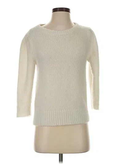 Pre-owned Ann Taylor Pullover Sweater In Ivory