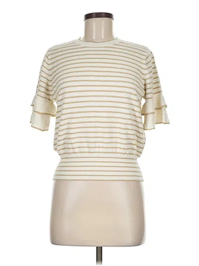 Pre-owned Ann Taylor Pullover Sweater In Ivory