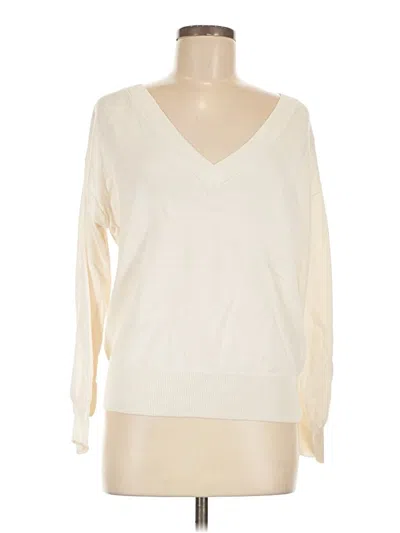 Pre-owned Ann Taylor Pullover Sweater In Ivory