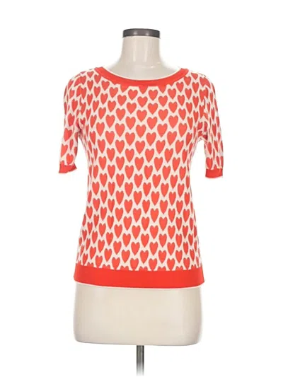 Pre-owned Ann Taylor Pullover Sweater In Orange