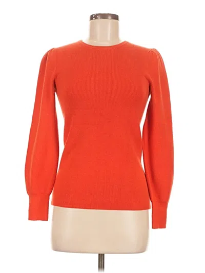 Pre-owned Ann Taylor Pullover Sweater In Orange