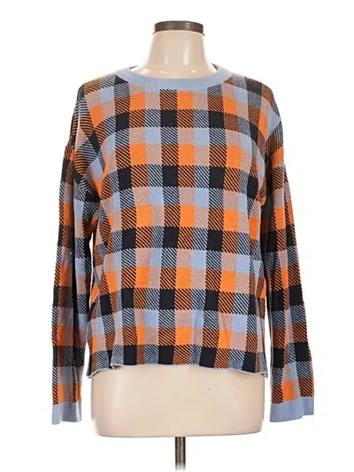 Pre-owned Ann Taylor Pullover Sweater In Orange