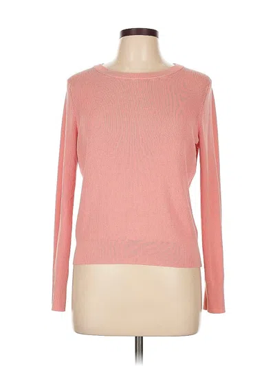 Pre-owned Ann Taylor Pullover Sweater In Pink